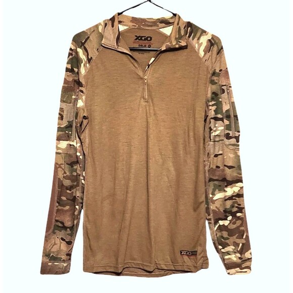 XGO Shirt Defense Base Layer DBL3 Flame Retardant UPF 35+ Sleeve Pockets Size S - Picture 1 of 8